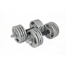 Набор гантелей металлических Хаммертон Atlas Sport 2x11,5 кг (16дисков по 1,25кг)